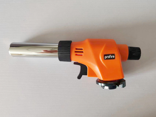 Pistolet à torche en acier inoxydable de brasage Pistolet à flamme professionnel de cuisine