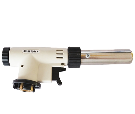 Pistolet à torche de cuisine à gaz de 200 mm avec réglage de la flamme pour l'industrie