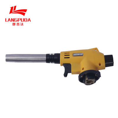 Cuisine jaune noire de 150mm faisant cuire la torche, torche culinaire de butane