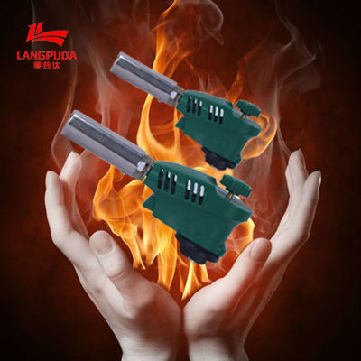 Arme à feu réglable de chalumeau de 17cm, brûleur portatif de torche de gaz de cassette