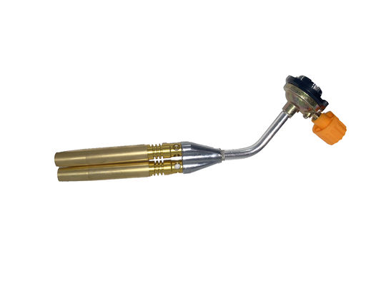 Double torche 1300 tenue dans la main en laiton de cuisine du tube C 15cm