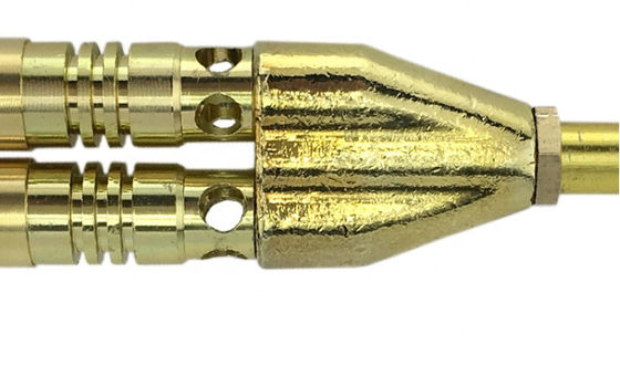 Double torche 1300 tenue dans la main en laiton de cuisine du tube C 15cm