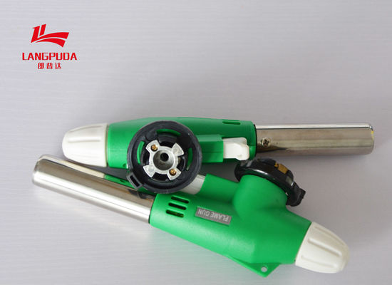 Arme à feu de flamme 18cm portative en plastique, torche de chauffage du butane 150g/h