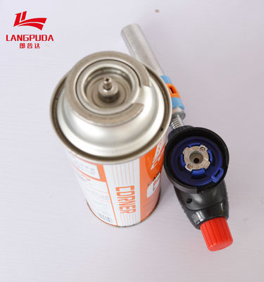 Brûleur de torche de gaz de cassette en métal 24cm, lampe à souder portative de barbecue