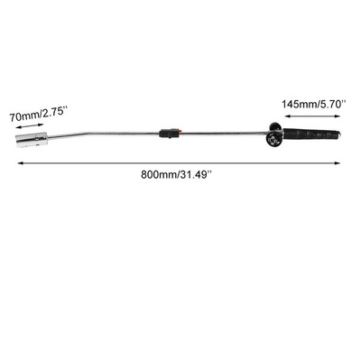 Brûleur de mauvaises herbes soudage pistolet à flamme poignée ergonomique allumage piézoélectrique